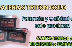 BATERÍAS TRITÓN GOLD