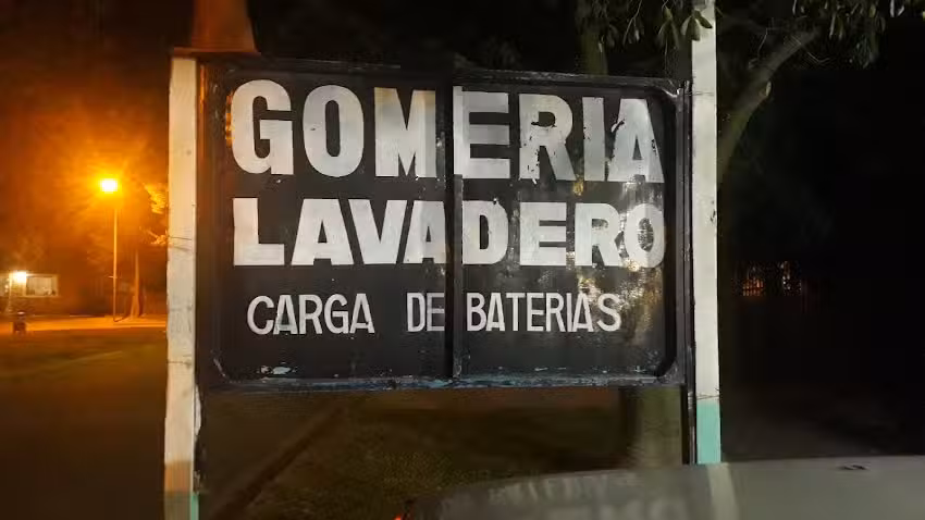 Gomeria – carga de baterias