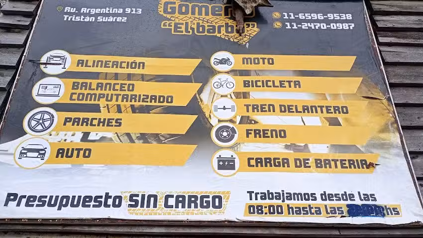 Gomería ‘El Barba’