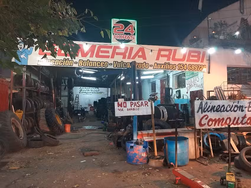 Gomería Rubi las 24 horas