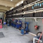 Gomería sobre ruedas