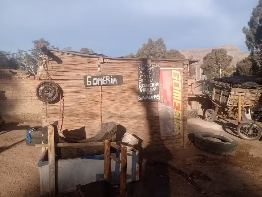 Gomería virgen de Guadalupe