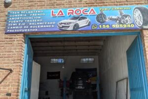 La roca tren delantero