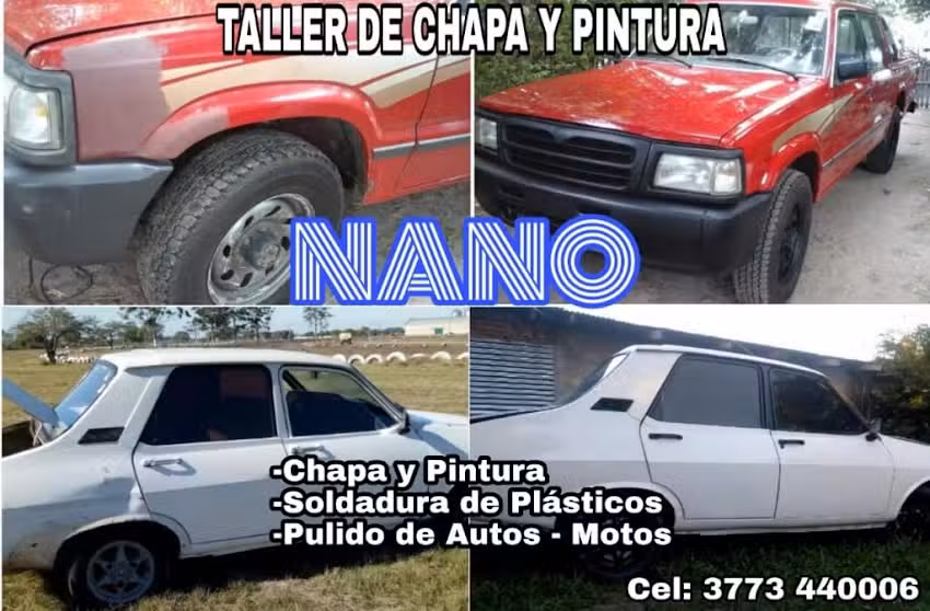 Nano Pinturas «Taller de Chapa y Pintura»