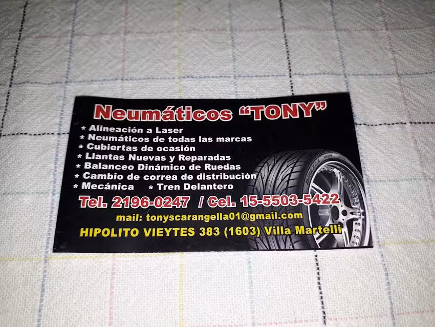 Neumaticos Tonny