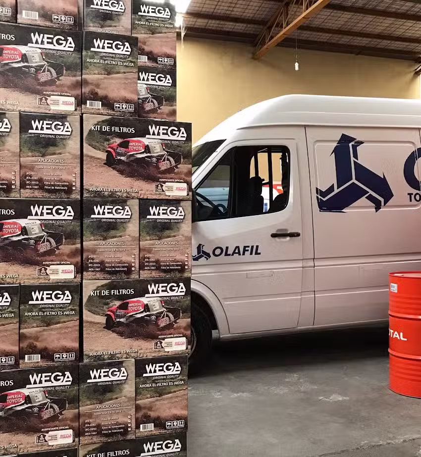 OLAFIL Olavarría. Todo en filtros, lubricantes y baterías.