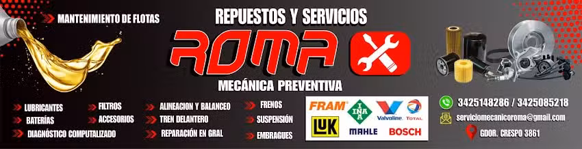 Repuestos y servicios ROMA